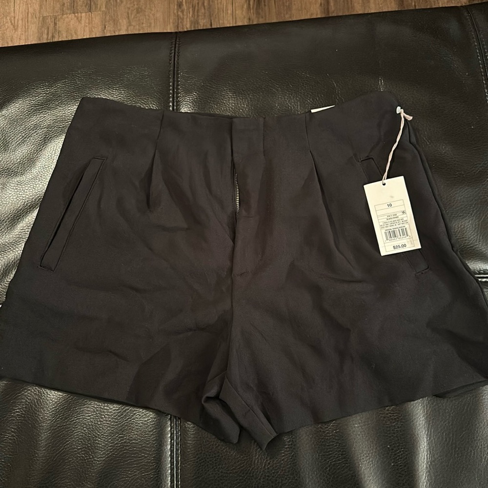 NWT Black shorts size 10